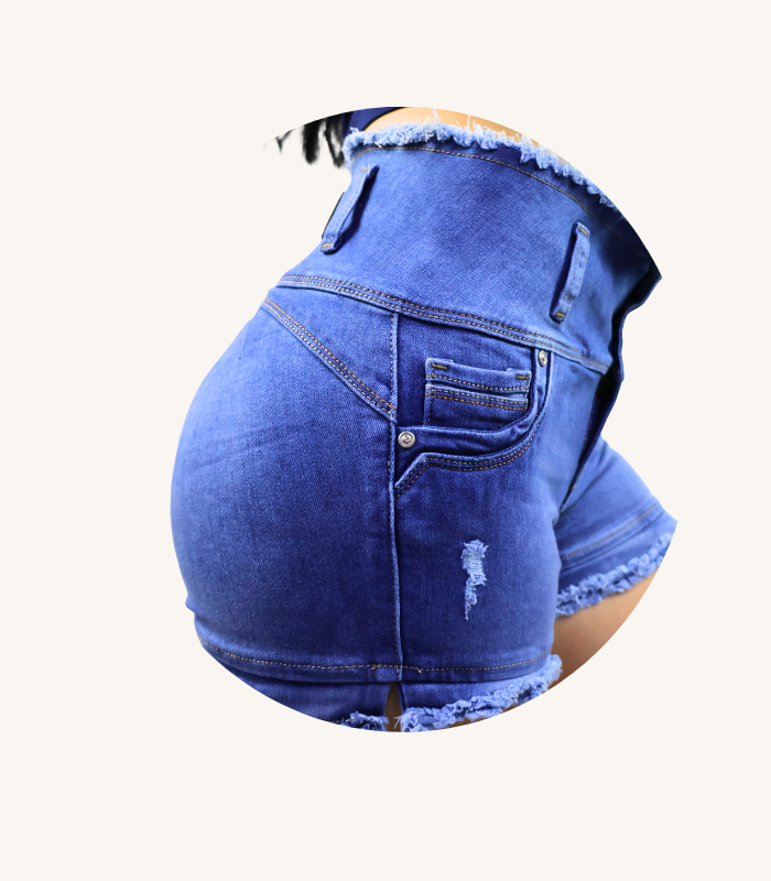 113 Short Jean Dama Coleta - Imagen 1