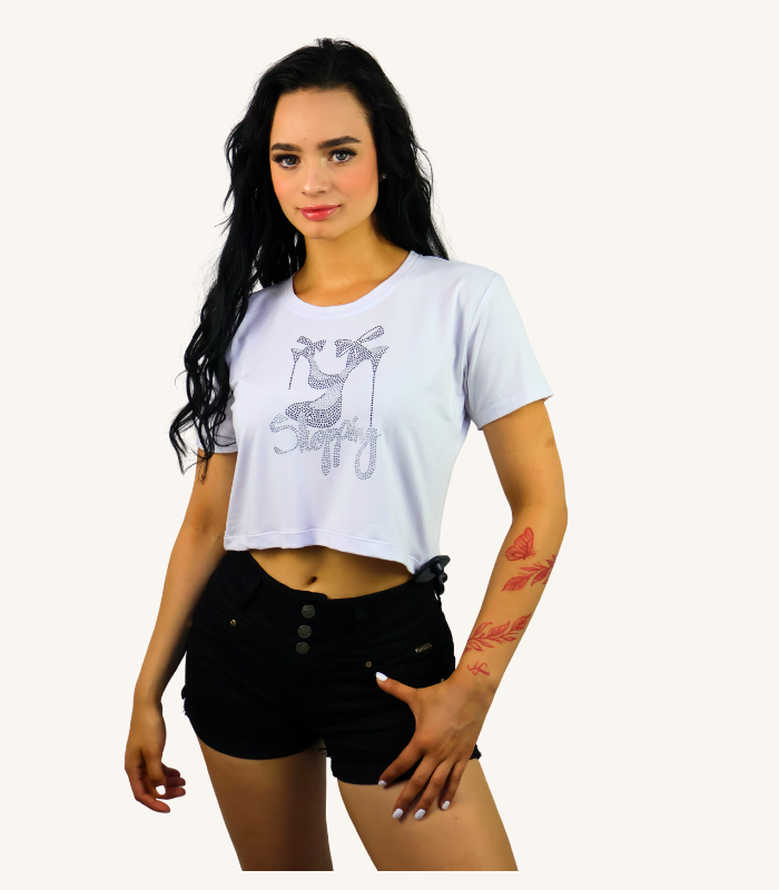 48 Polo Crop Casual - Imagen 1